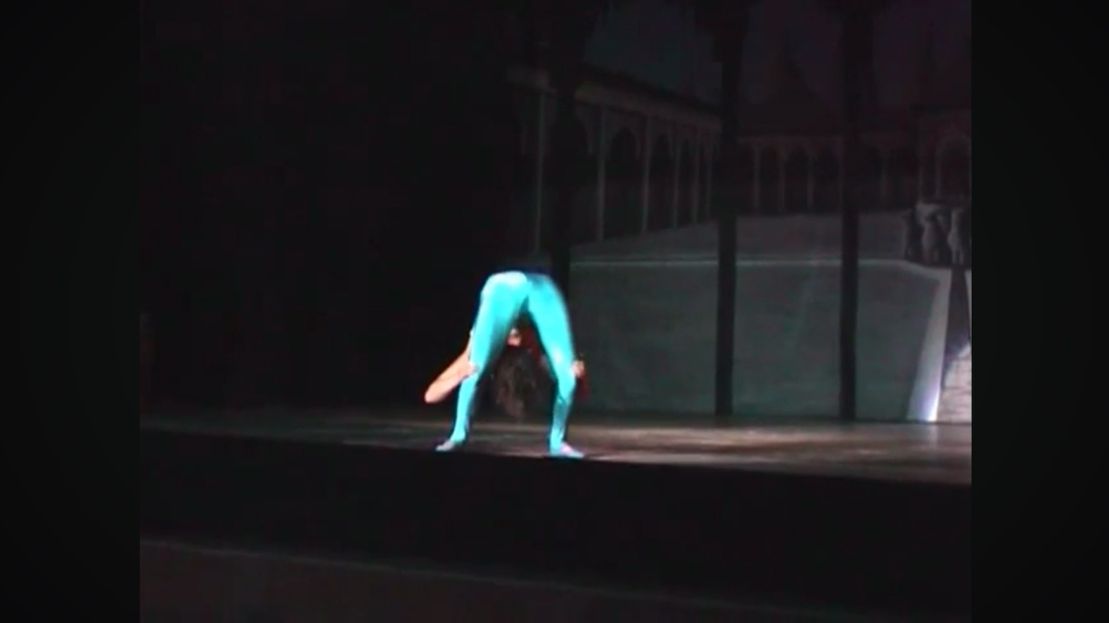 杂技柔术软功,现场拍摄