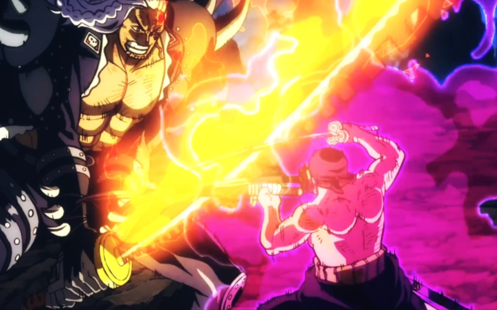 "剪掉多余对话"索隆vs烬,霸王三刀流!索隆的觉醒之战!