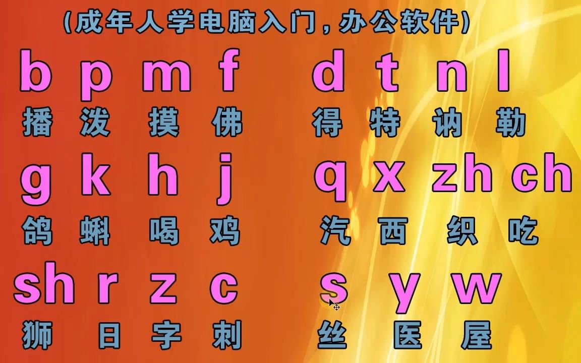 不會拼音如何打字——零基礎教你學好拼音字母表,拼音打字快又準