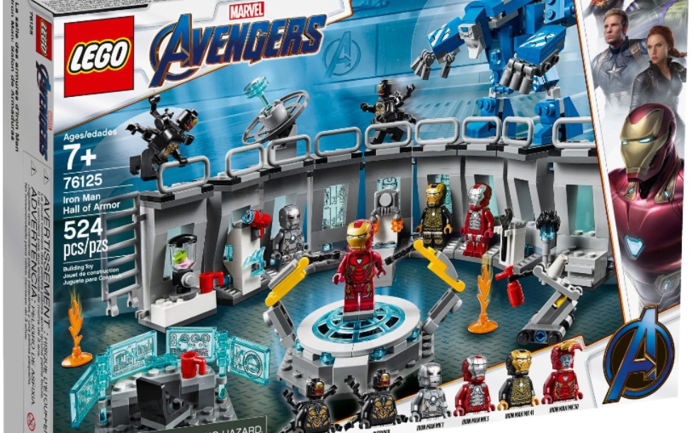 乐高 漫威超级英雄 76125 钢铁侠机甲陈列室 速组评测_哔哩哔哩_bilib