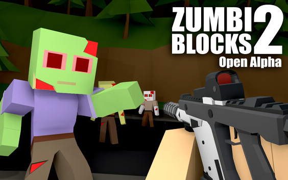 【游戏浅尝】《僵尸街区2/Zumbi Blocks 2 Open Alpha》头很方,人很慌!哔哩哔哩bilibili