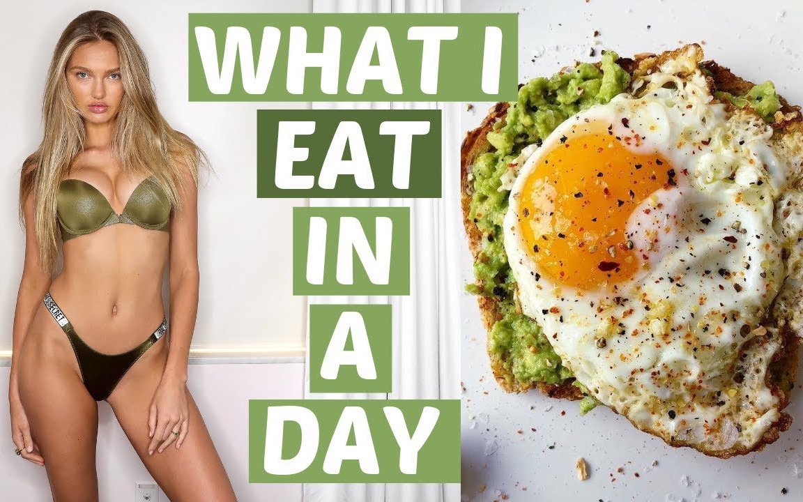 [图]【Romee Strijd】【中字】超模的一日饮食，肉米分享homemade健康餐食。