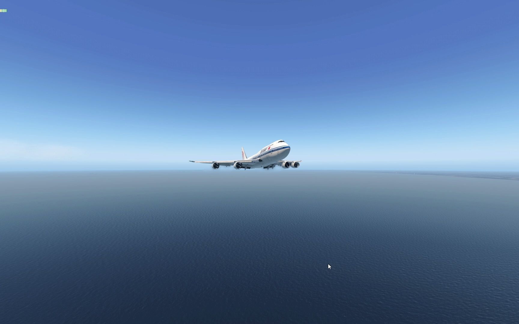 空中女王波音747-8 降落上海浦东 重型飞机降落居然可以这么轻