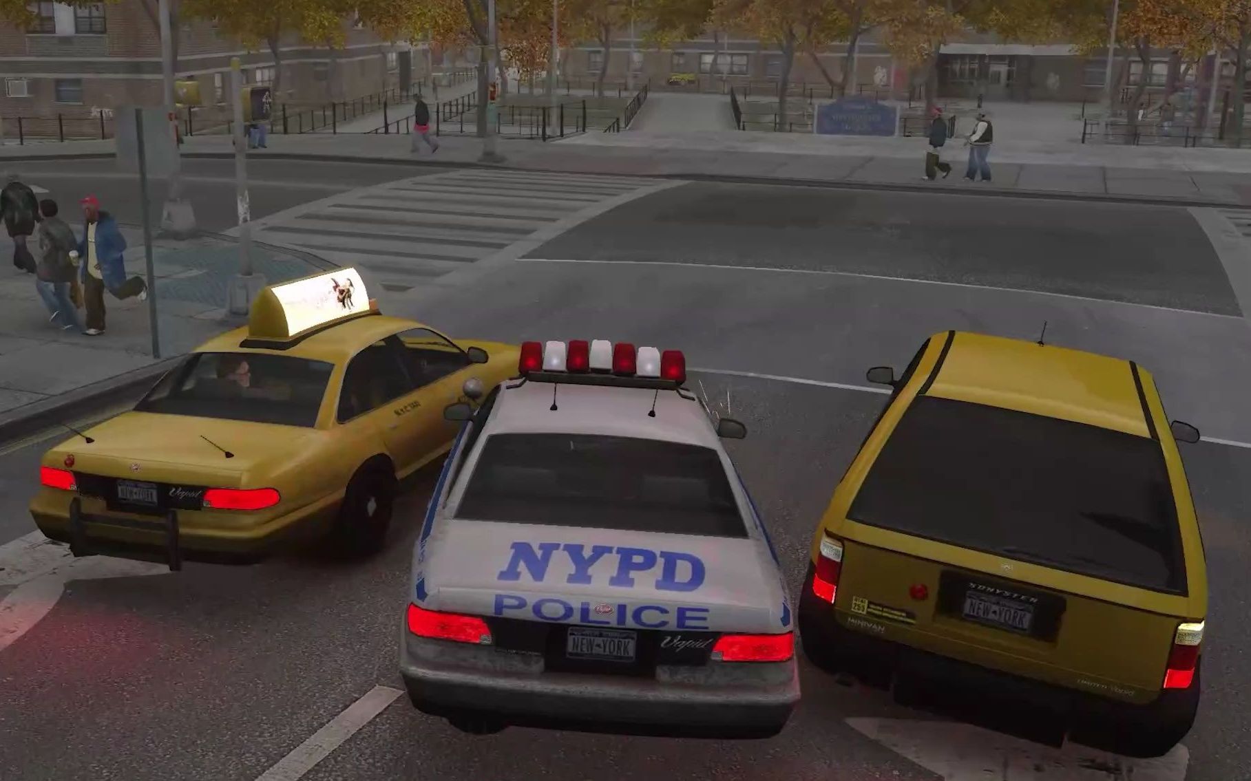 【gta4】警车能否在车速9999999的车流中成功抓到罪犯?