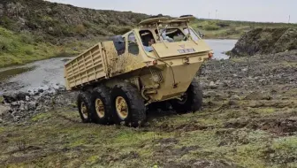 非常罕见的英军 Alvis Stalwar 6X6两栖全地形军用卡车越野（2K剪辑版）