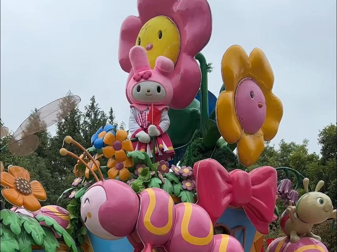【杭州 hello kitty 乐园】10.6 梦幻巡游花车