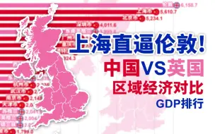 下载视频: 上海离大伦敦近在咫尺！中国各市VS英国各区域GDP排行(1960-2020)【数据可视化】