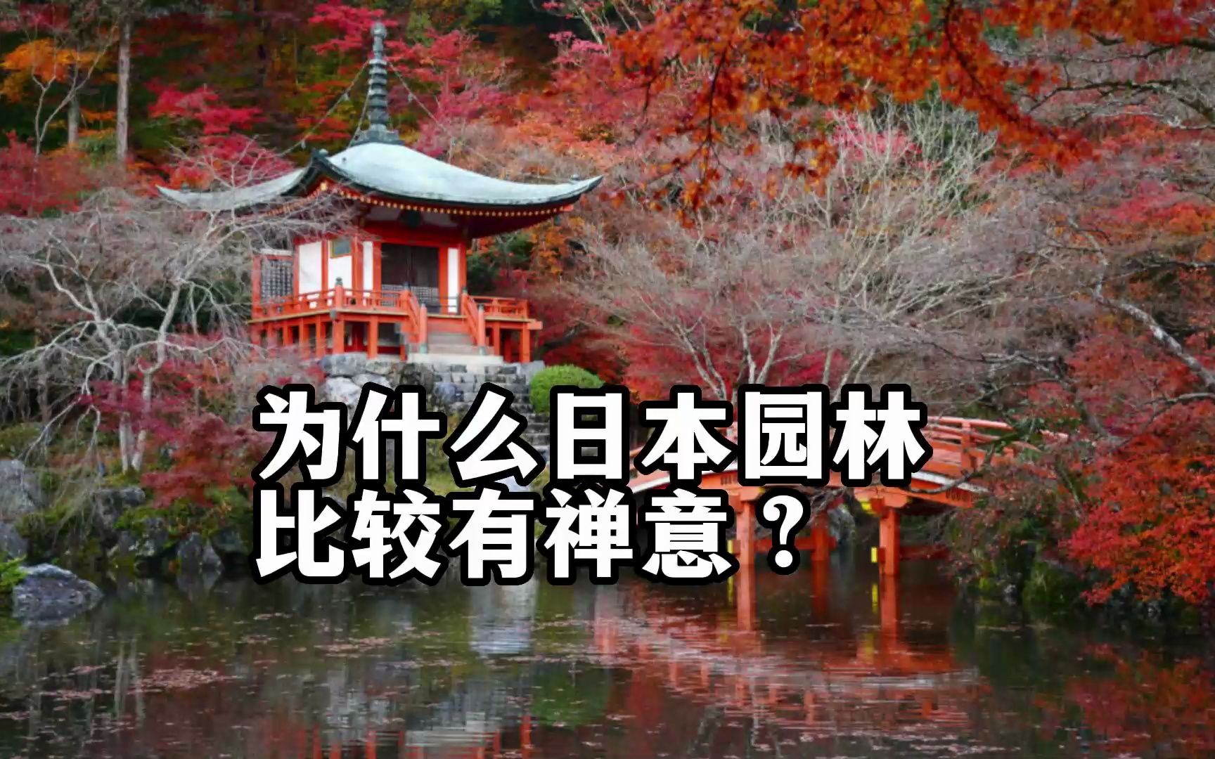 日本园林真的比中国园林更有禅意吗?哔哩哔哩bilibili