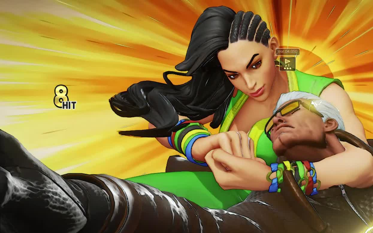 【游戏练级挑战】【街霸5ae】让新手爽的快乐劳拉