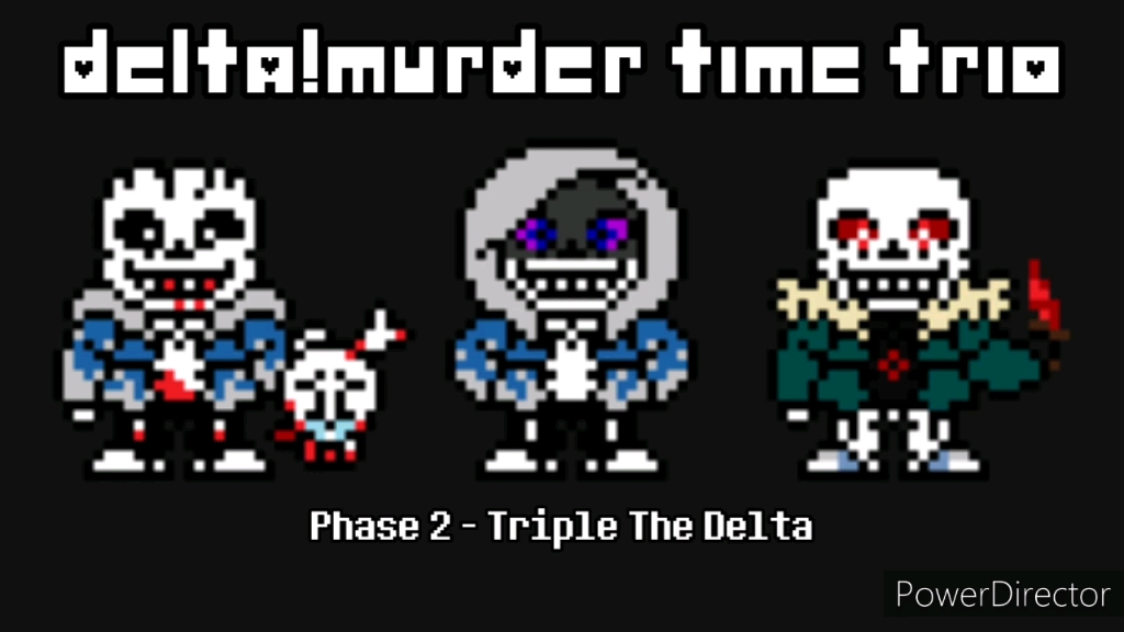 [图][衫脚福闻（三角符文）三重谋杀第二阶段]Deltarune Delta!Murder Time Trio - TripleTheDelta[Undertale]