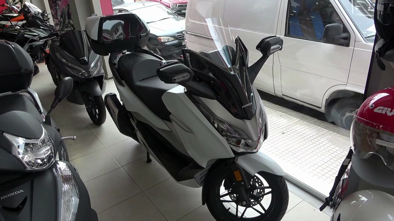 2020款本田踏板车forza300,颜值爆表,简直不要太喜欢