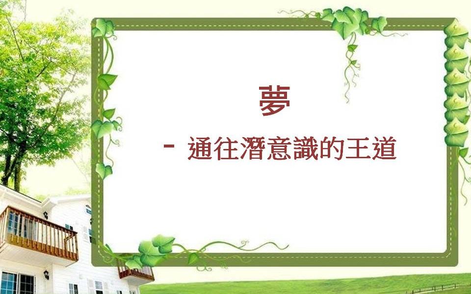 梦的解析—佛洛依德vs.荣格哔哩哔哩bilibili