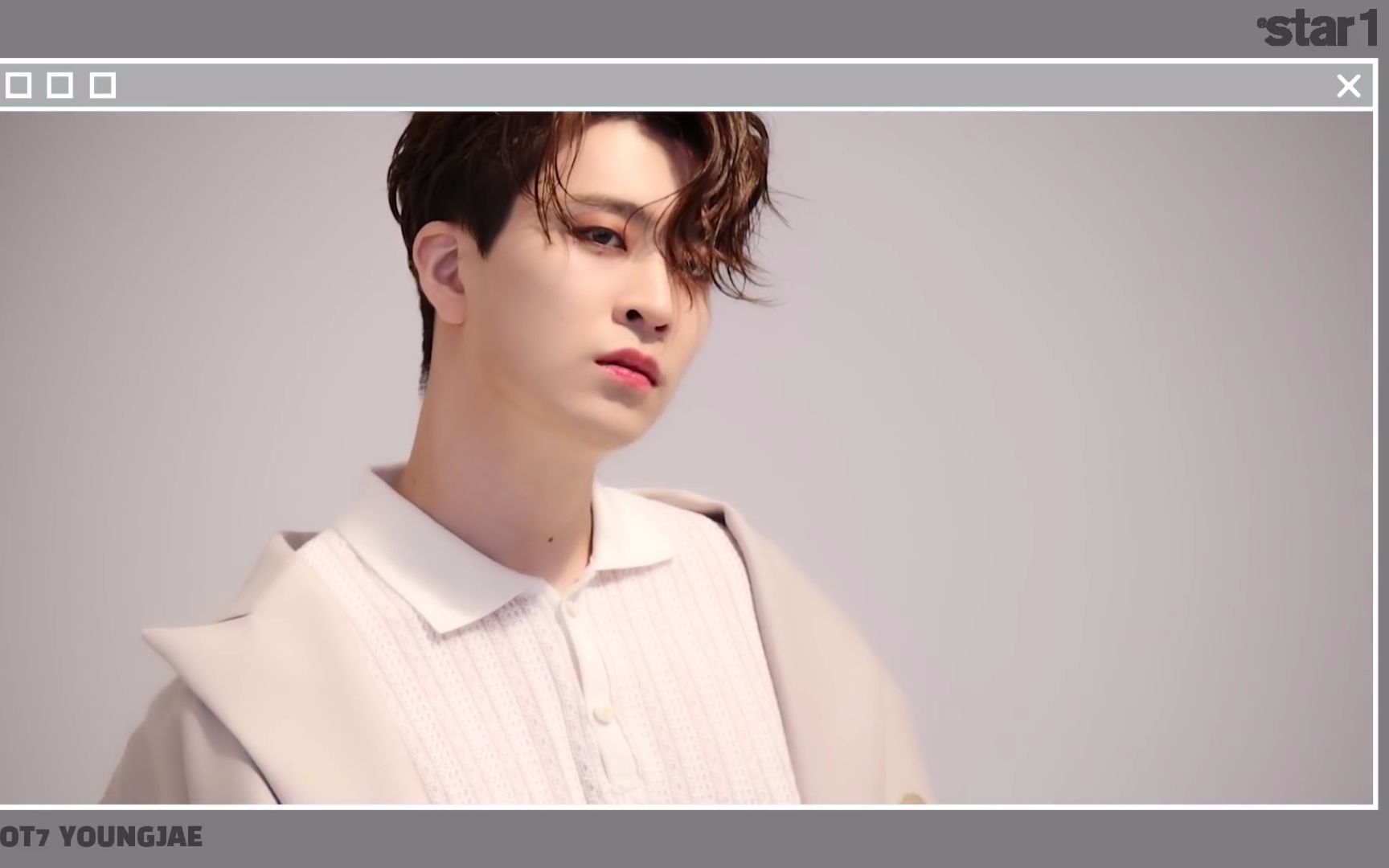 【崔荣宰】画报妖精 got7荣宰star1画报拍摄现场 超清60帧