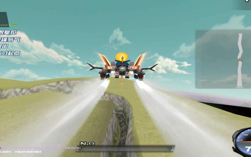 qq飞车首发a地狱f22猛禽竟然出现巨大bug,遇加速带直接上天