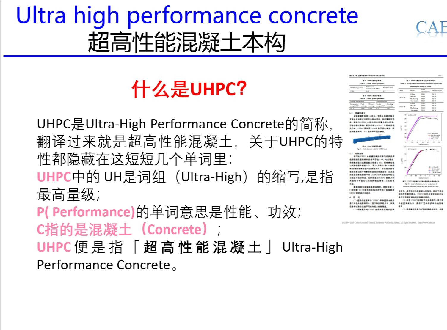 ABAQUS材料本构ultra high performance concrete(UHPC)超高性能混凝土本构简介哔哩哔哩bilibili