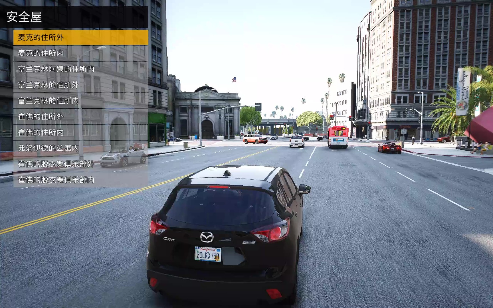 gta 马自达洛圣都游荡 画质整合mod