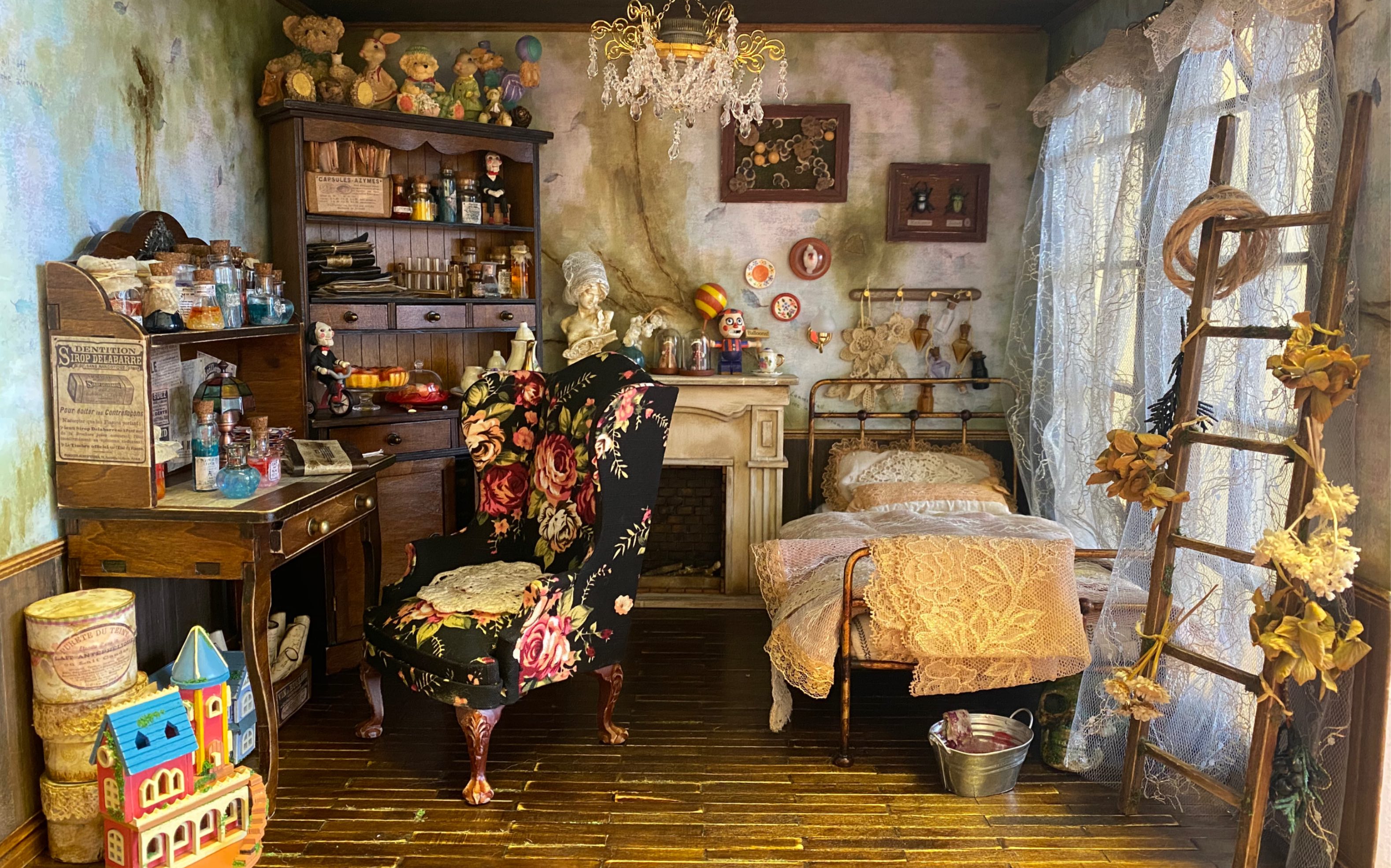 [图]「制作微缩娃屋」Creepy Dollhouse诡屋