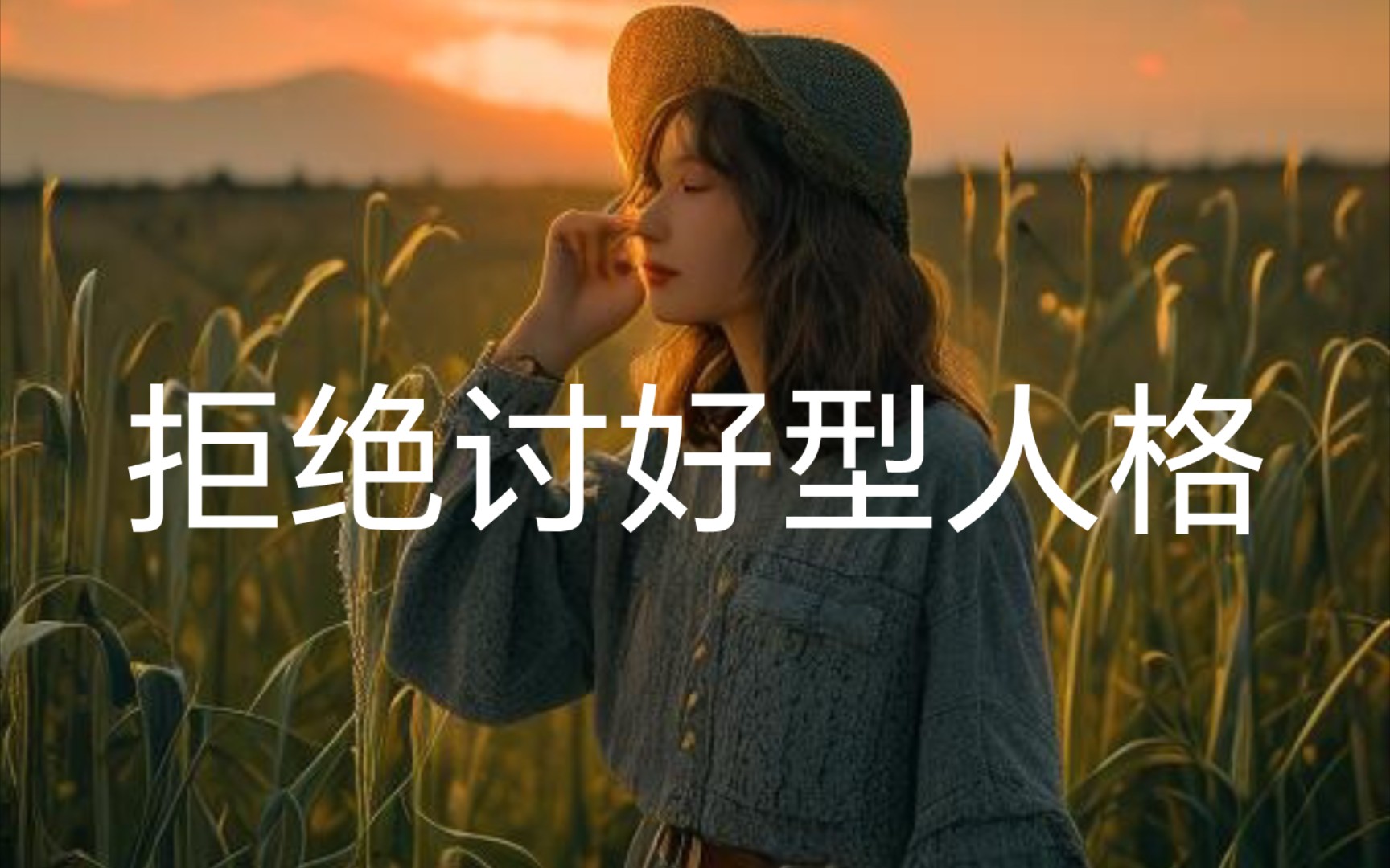 拒绝讨好型人格