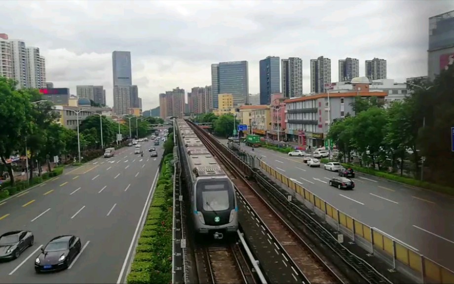 【深圳地铁3号线】横岗至塘坑区间出入地随拍_哔哩哔哩_bilibili