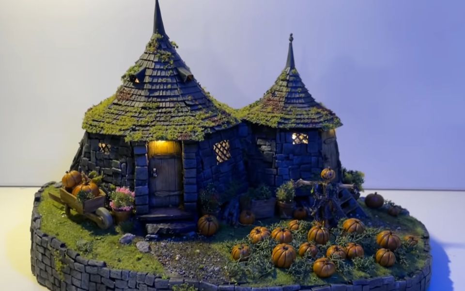 【onni的微缩场景】一座海格的小屋·哈利波特·透视场景