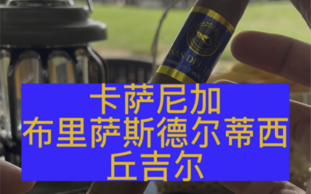 卡萨尼加ⷥ𘃩‡Œ萨斯德尔蒂西ⷮŠ丘吉尔雪茄测评.哔哩哔哩bilibili