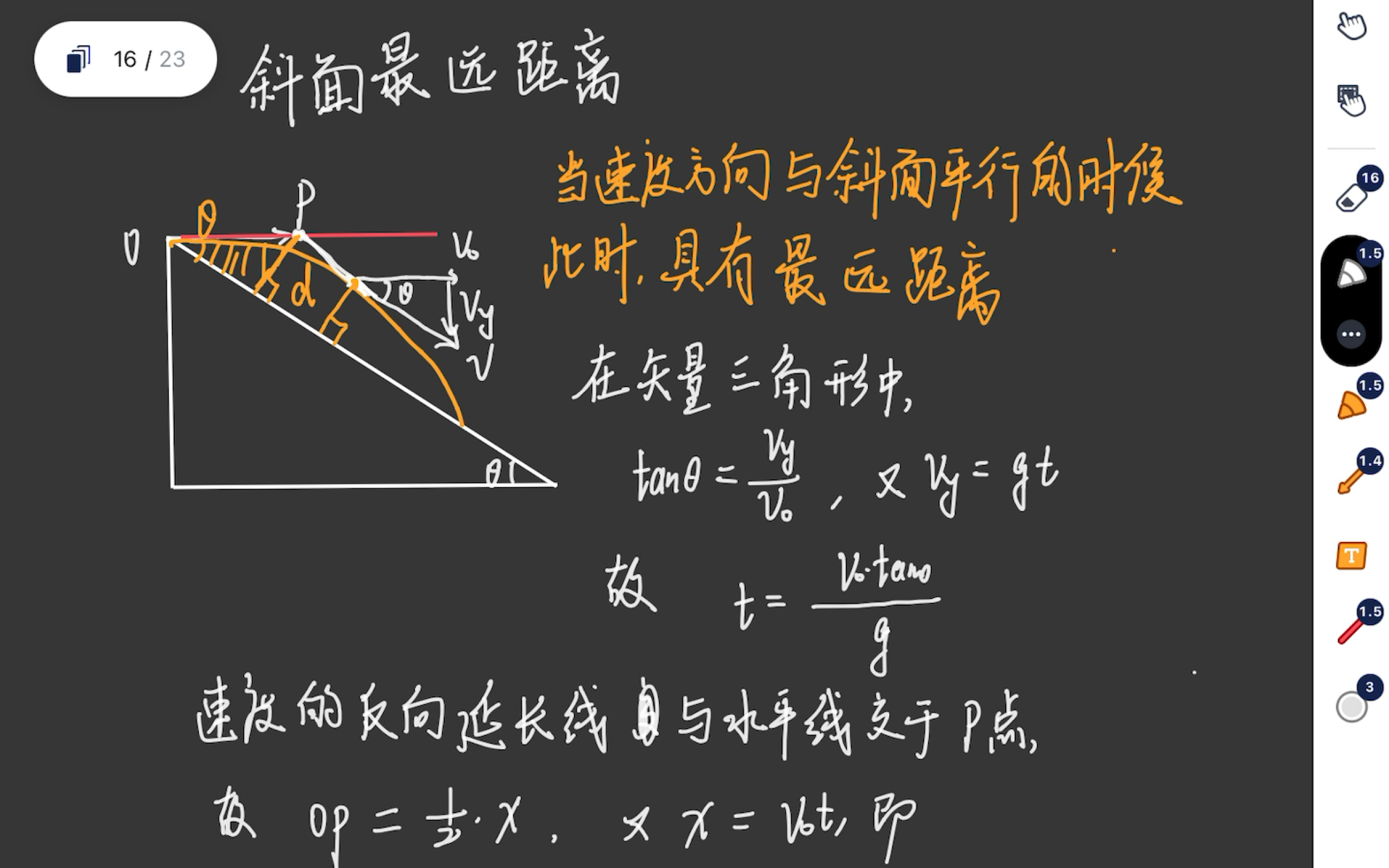 高中物理必修二 平抛运动斜面最远距离问题哔哩哔哩bilibili