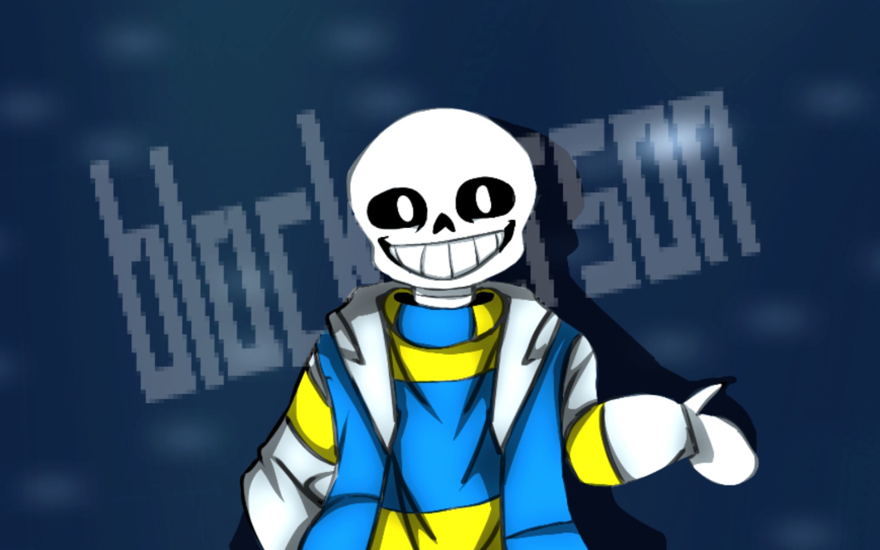 [图]绘画〔传说之下AU:故事旋转Sans〕 Story Spin！Sans-MEGALOLAZING（KARON Cover）