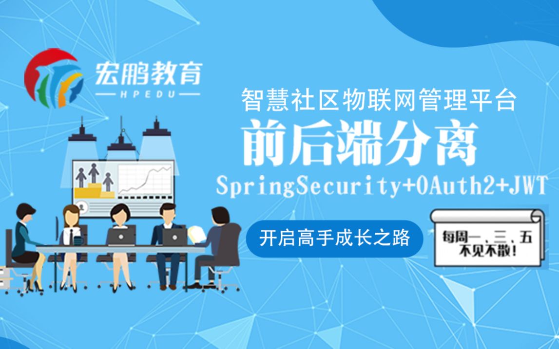 【物联网管理—01项目背景】#java、springSecurity#宏鹏教育实操系列公开课哔哩哔哩bilibili