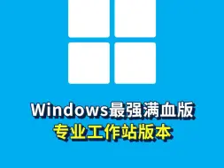 Download Video: Windows11最强版本之专业工作站版