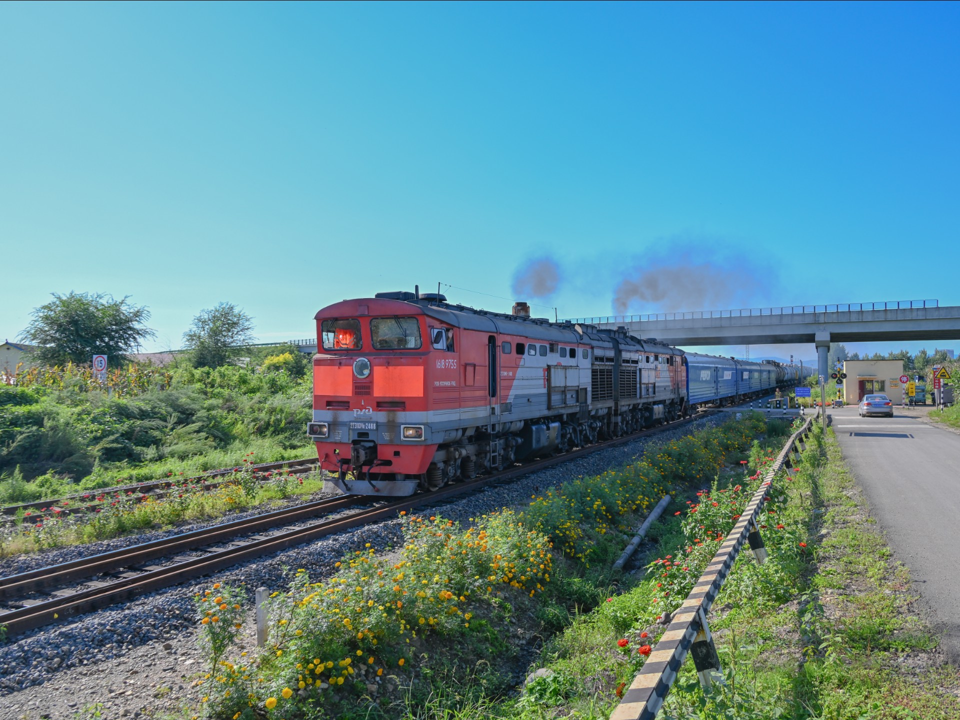 运行于长珲线的中俄国际列车 国内唯一的俄铁邮政列车