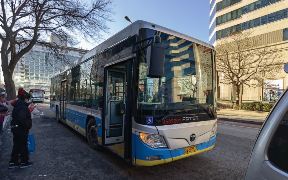 [在终点坏车61双源无轨]北京公交70路fn角门→西单 原速pov