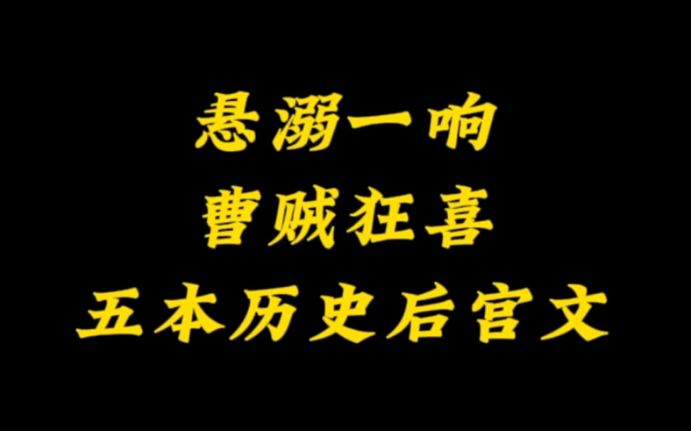 五本曹贼流,极品年上历史后宫文,你的后宫就是我的后宫哔哩哔哩bilibili