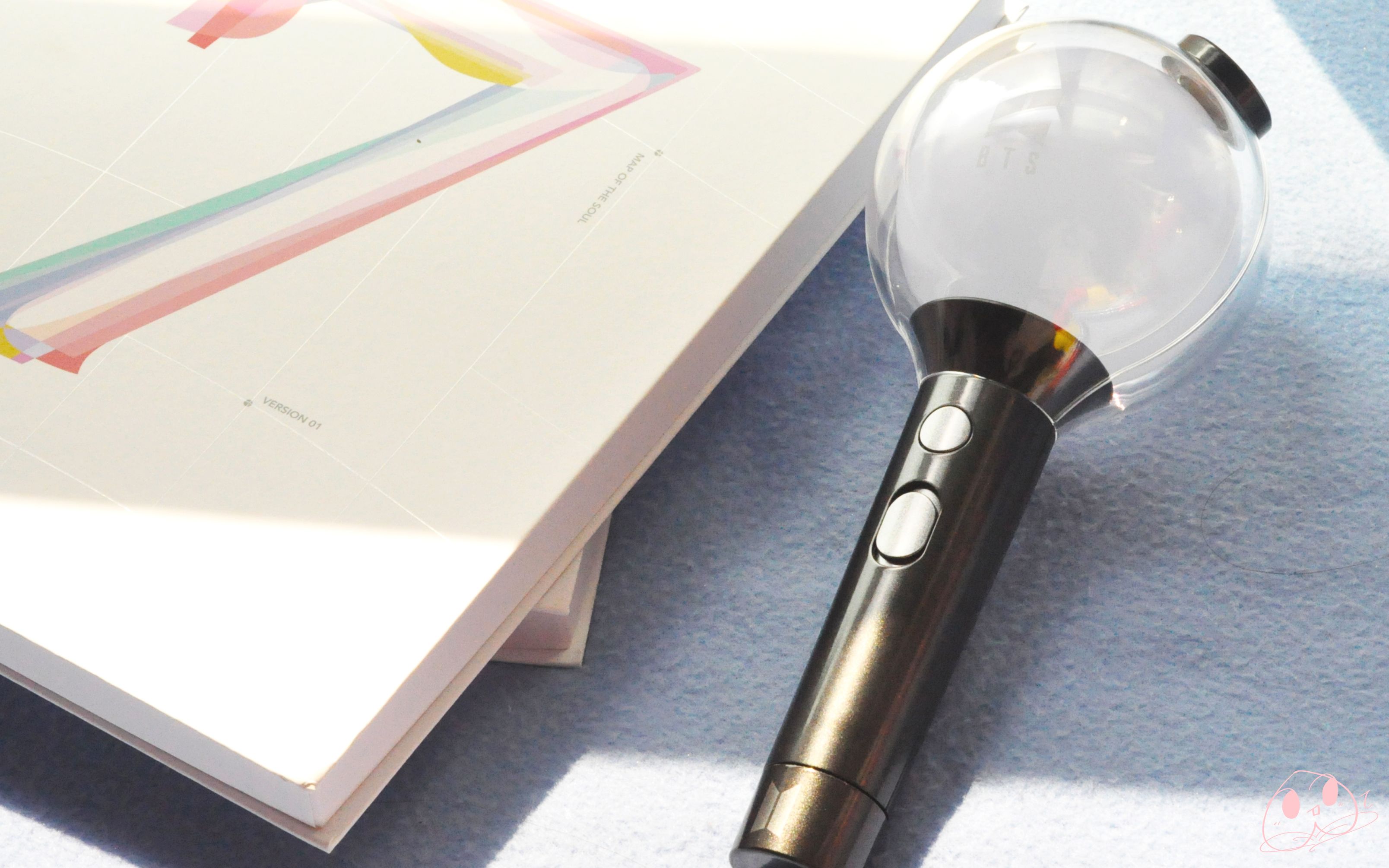 防弹少年团/bts map of the soul特别版阿米棒应援灯拆箱!