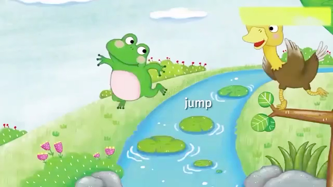 [图]这首英语儿歌有点意思，I can fly, I can run, I can jump, I can swim. Who am I?