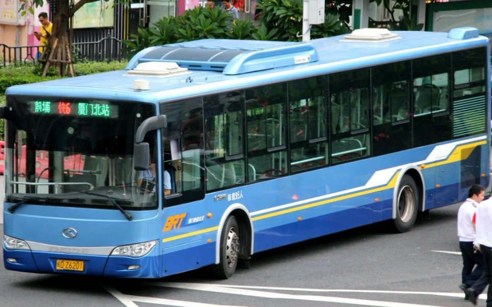 【快速公交】厦门brt快6路下行(厦门北站→前埔枢纽站)前方展望