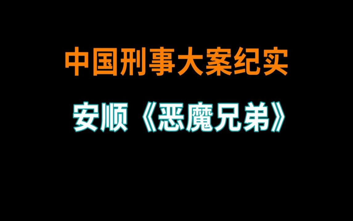 [图]贵州安顺二赵案 - 中国刑事大案纪实 - 刑事案件要案记录