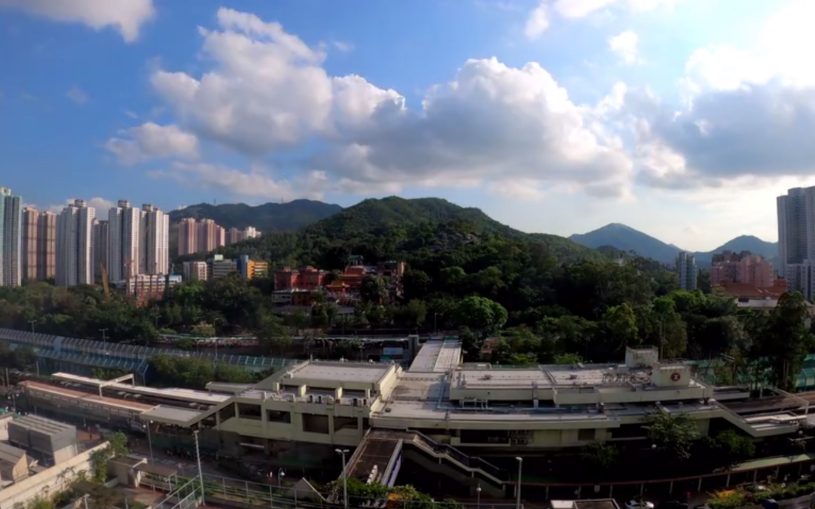 fanlingstationhongkong香港粉岭地铁站窗外景色