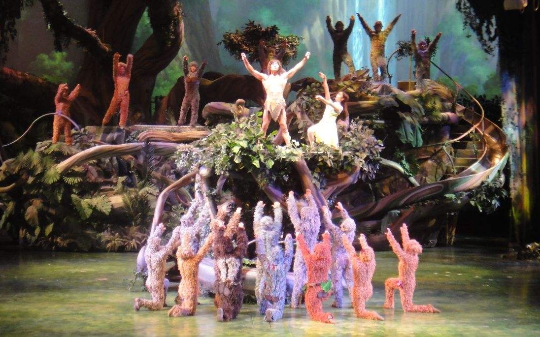 不吊威亚的舞台剧工作者们,来自上海迪斯尼一人猿泰山