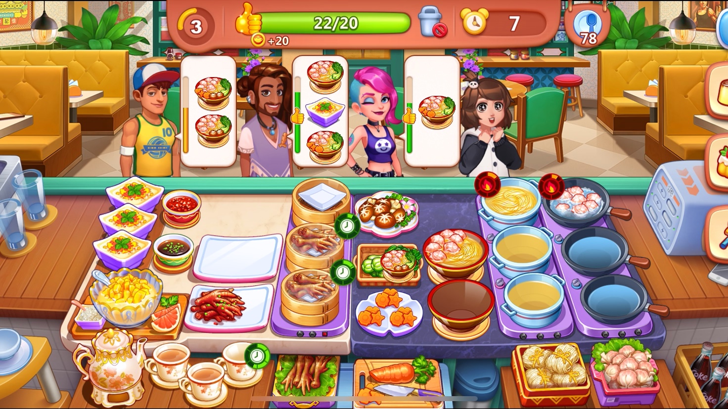 美食小当家 560关超难关卡 零氪无道具纯手速过关