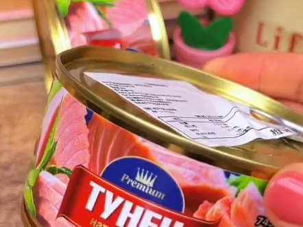 俄罗斯进口的金枪鱼罐头