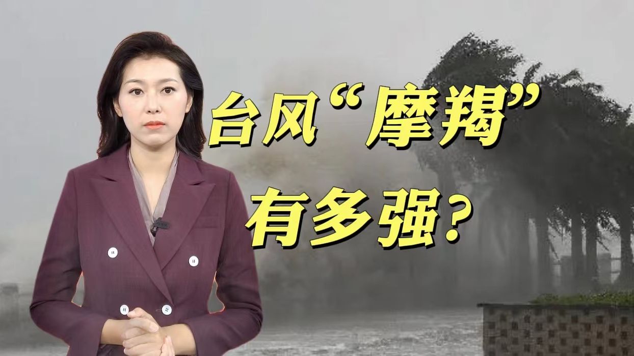 [图]不听预警，很危险！超强台风“摩羯”到底有多强？【主播说三农】