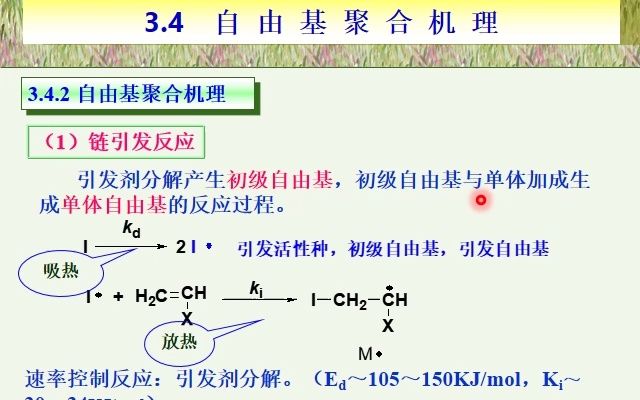 [图]3-2自由基聚合机理、引发剂3.27LS