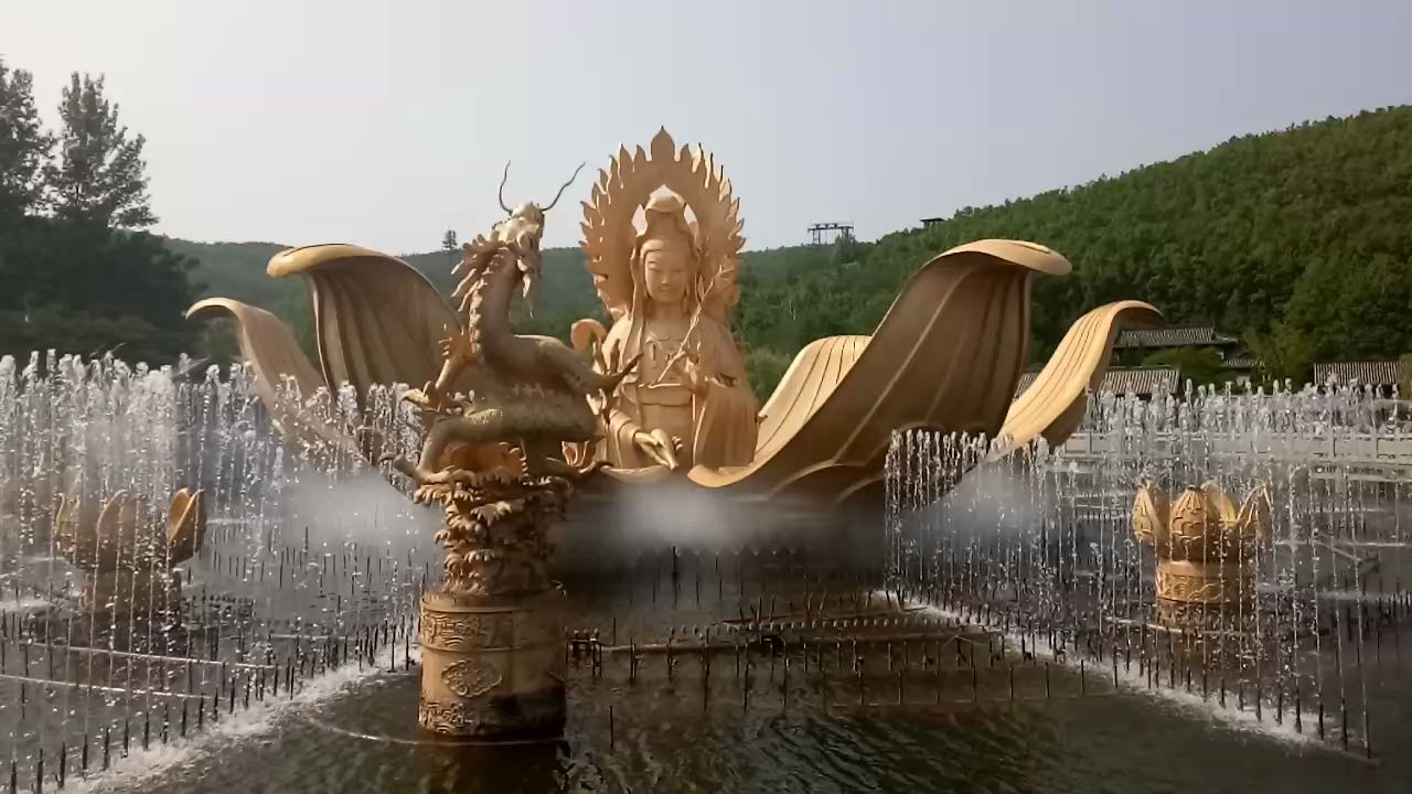 活动作品生活系列威海华夏城三面圣水观音