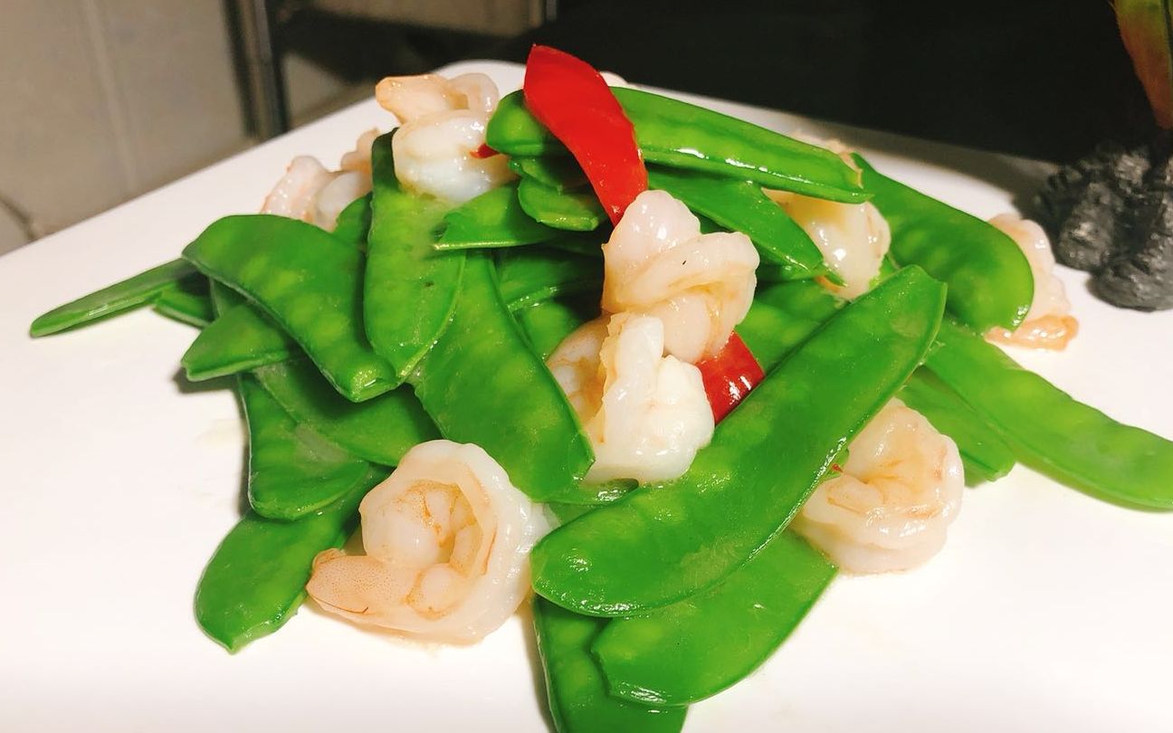 【荷兰豆炒虾仁】 荷兰豆搭配什么吃?