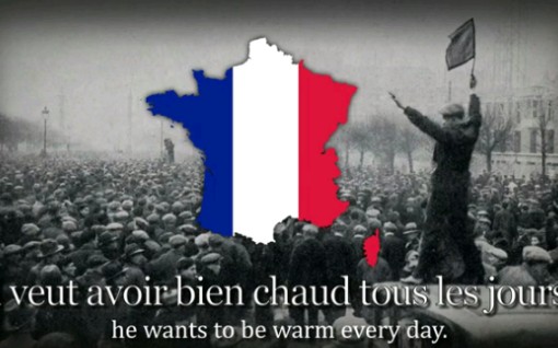 [图]'Chant du front des travailleurs！'法语版《统一阵线之歌》