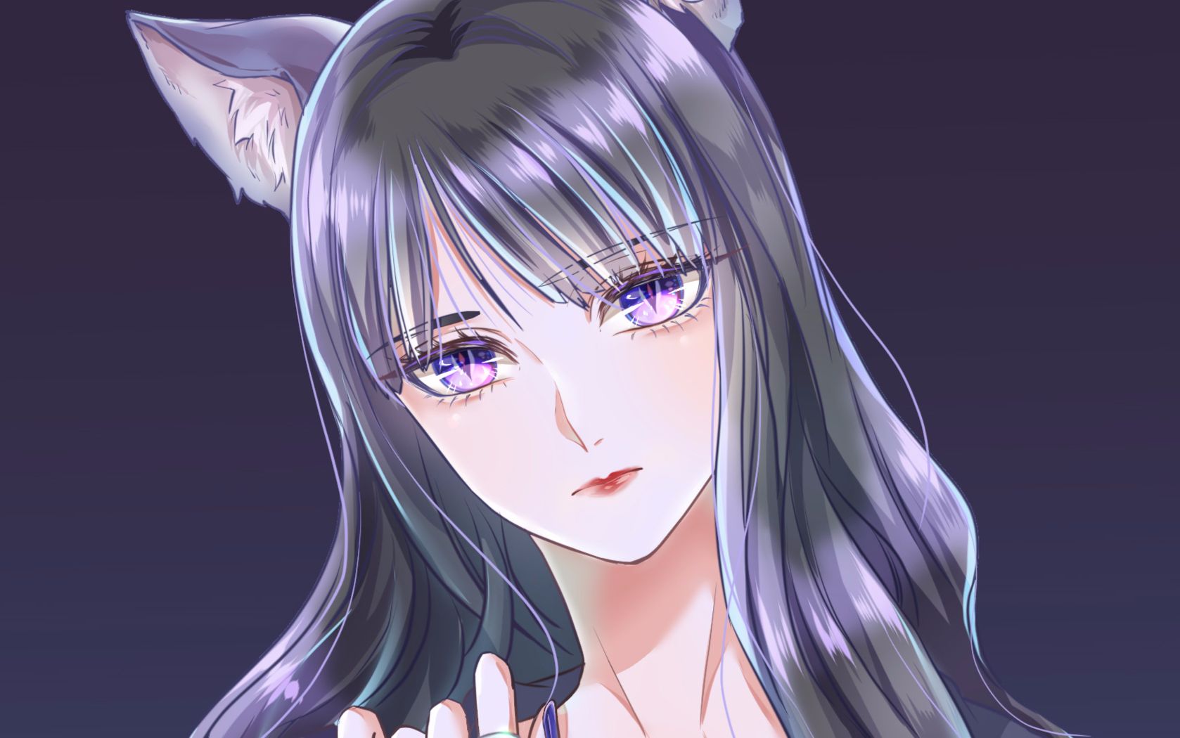 板绘 猫女