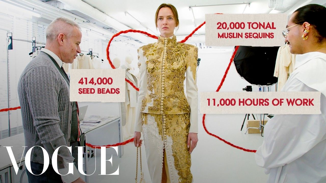 【Vogue】走进Thom Browne的高级定制时装设计工作室Inside Thom Browne's Haute Couture Design Studio哔哩哔哩bilibili