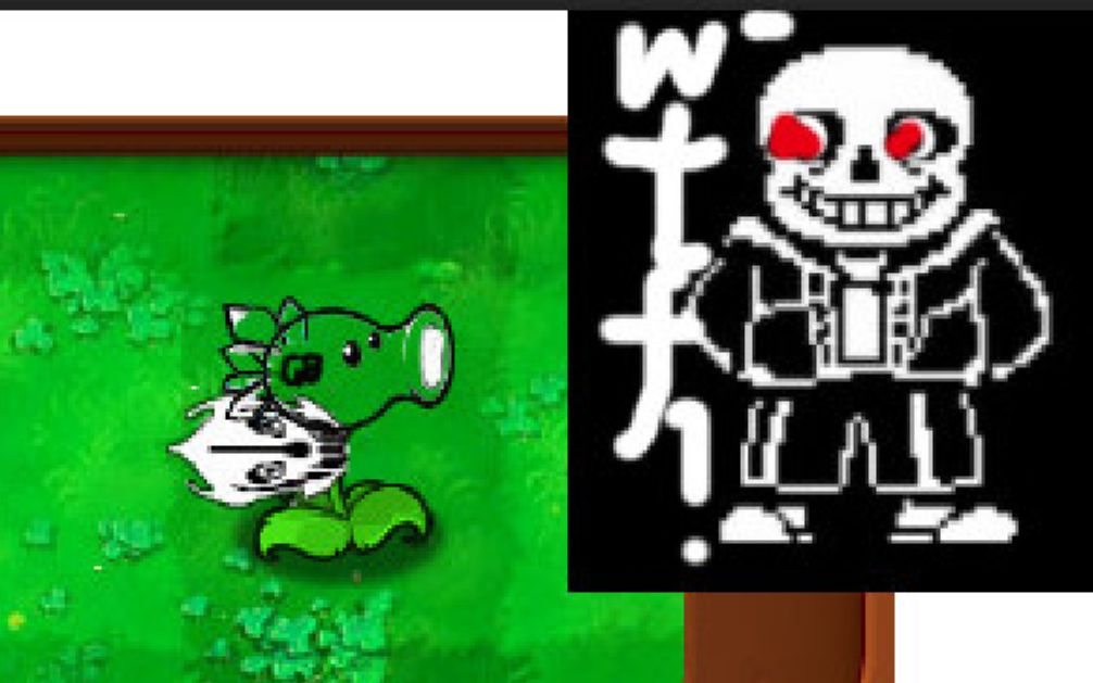 (改动作)pvz自制植物:gb炮射手(sans:别抢我饭碗)