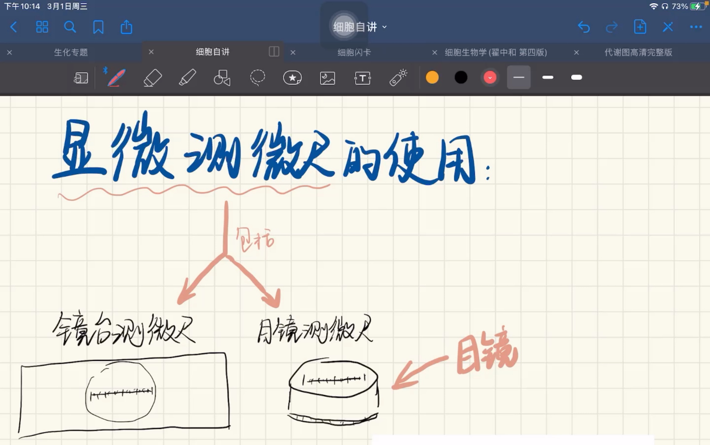 细胞生物学实验:显微测微尺的使用方法哔哩哔哩bilibili