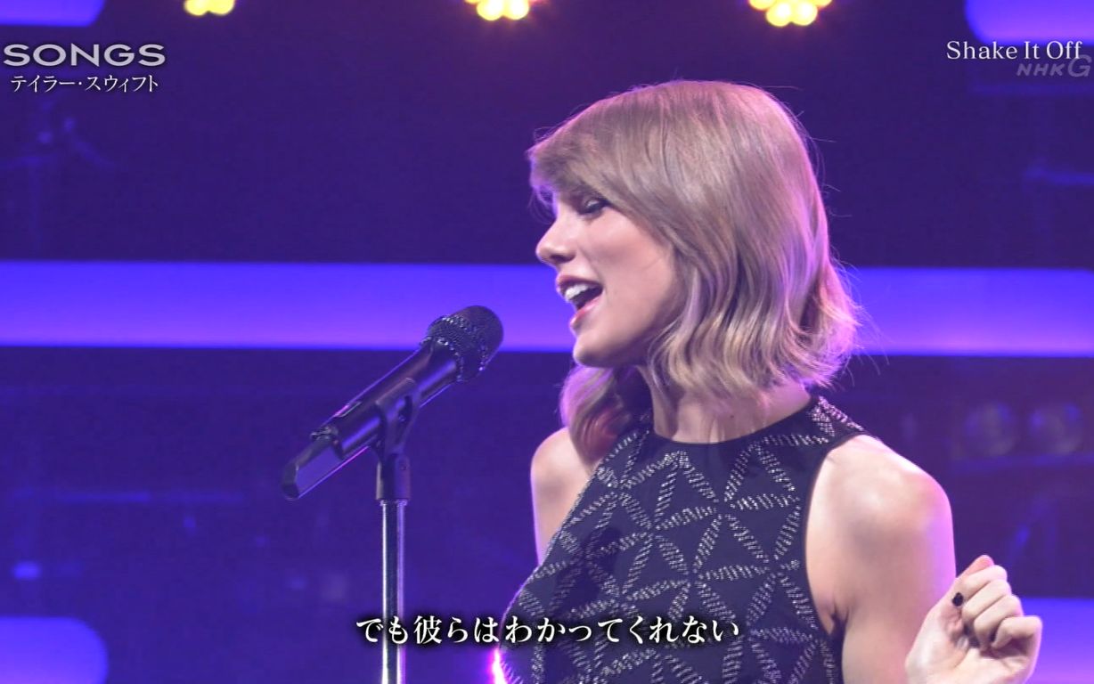 [图]【在日本表演三甩】Taylor Swift - Shake It Off (Live 2014 SONGS)